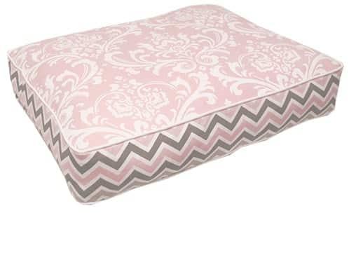 Baby Pink Rectangle Pet Bed
