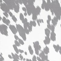 Faux Cowhide Gray Velvet