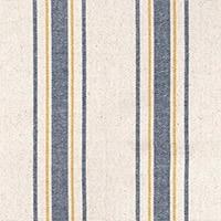 Grain Sack Blue Yellow Stripe