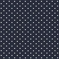 Mini Dot Blue/White