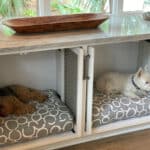 custom size cabinet cushion dog beds