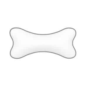 custom dog bone pillow