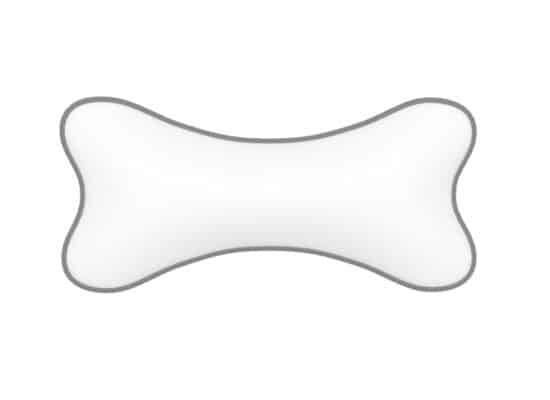 custom dog bone pillow