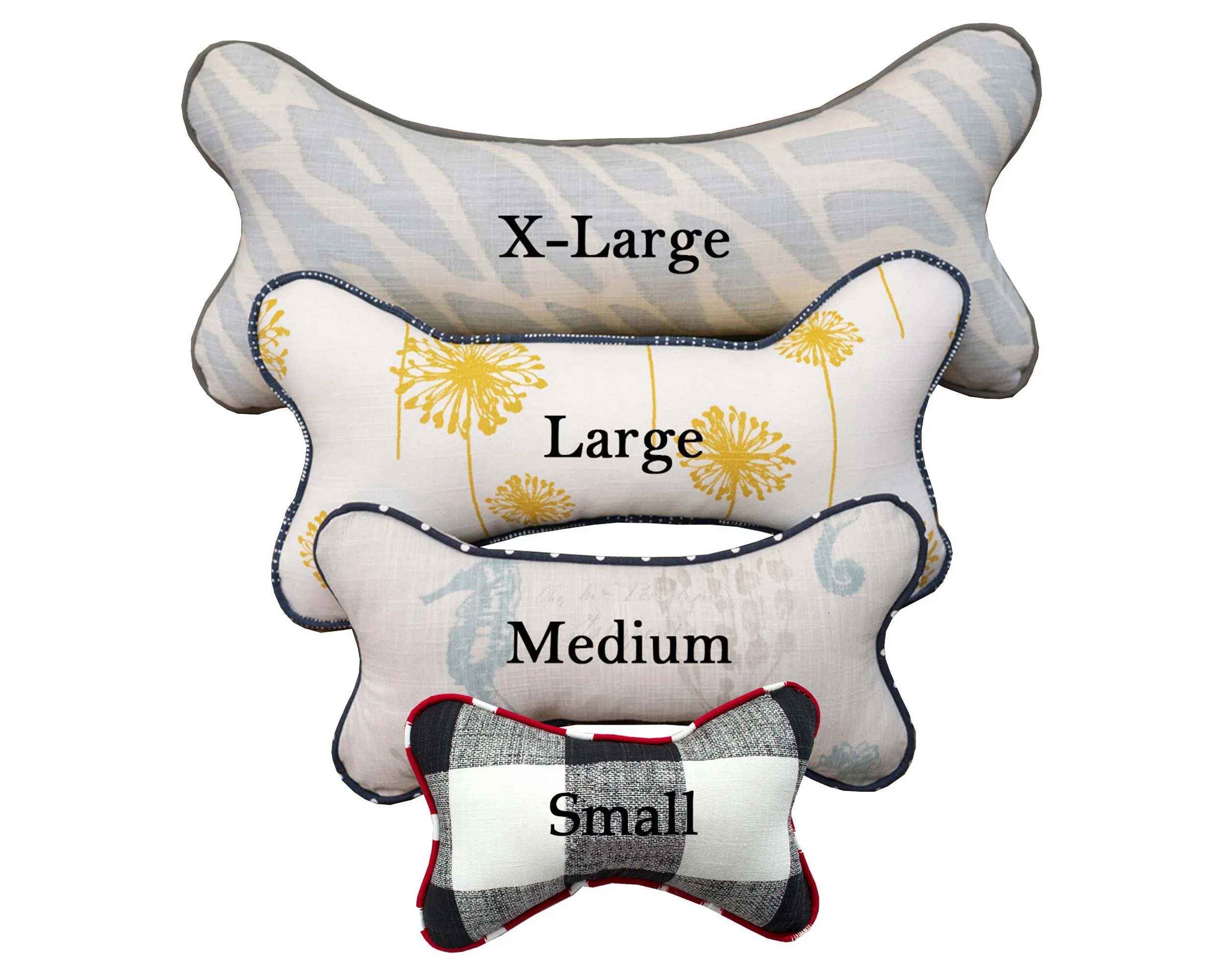 bone pillow sizes