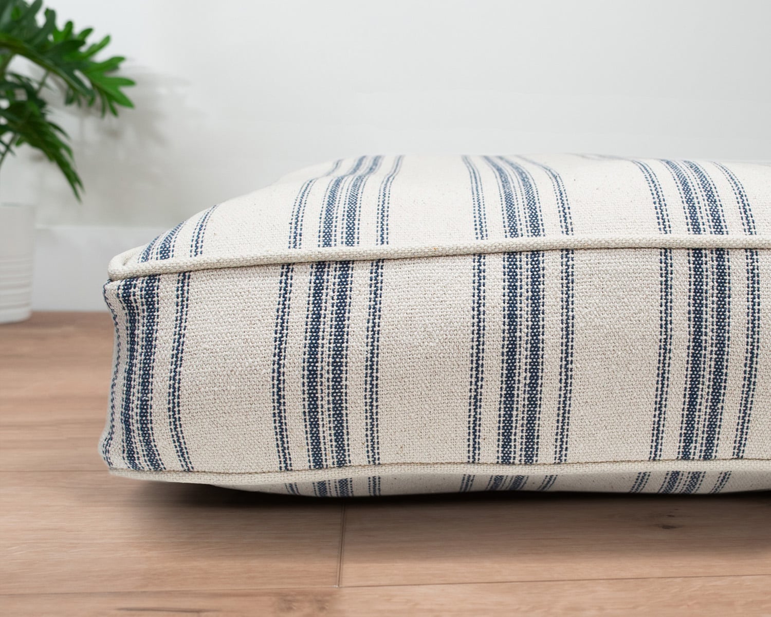 Farmhouse Striped Dog Bed J adore Custom Pet Beds