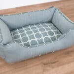 x-small dog bed with designer fabrics