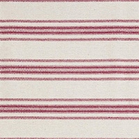 Grain Sack Red Multi Stripe Sideways