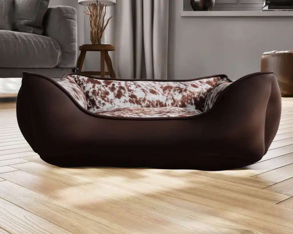 Speckled Brown Faux Cowhide
