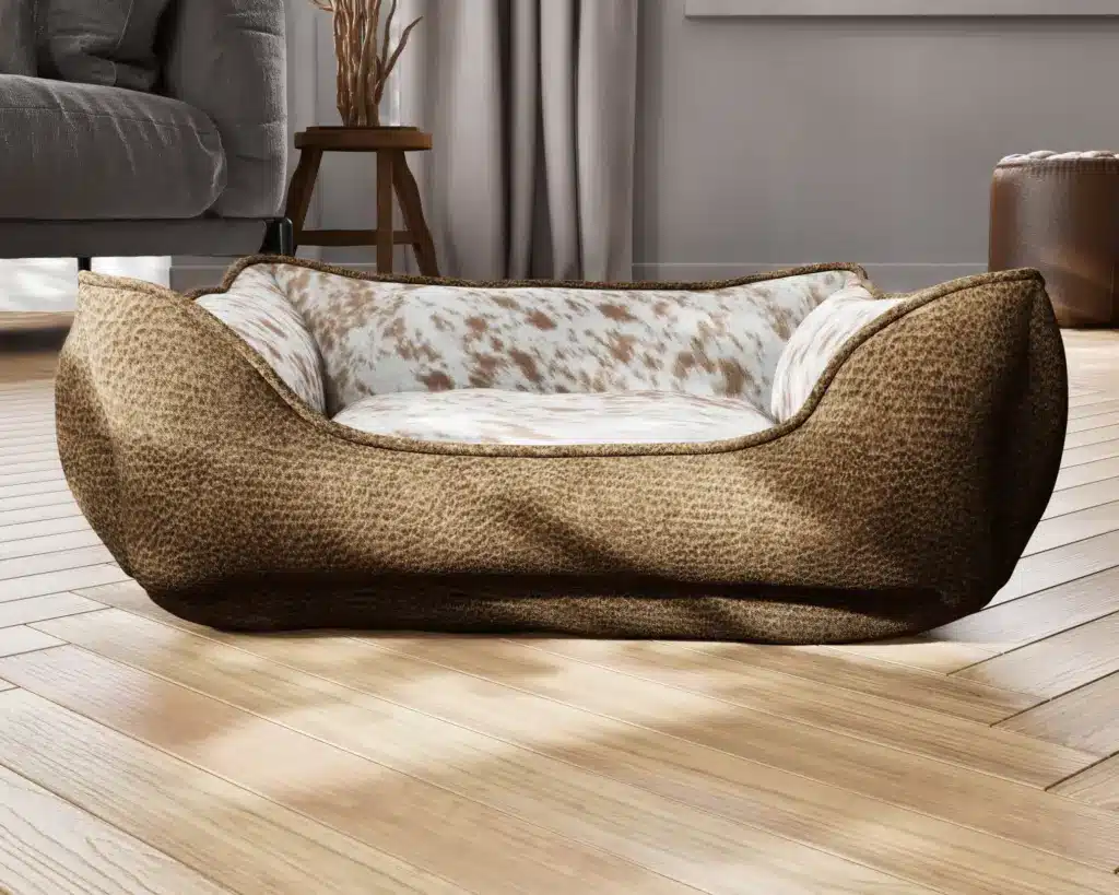 Speckled Palomino Sheridan Faux Cowhide