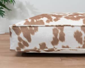 palomino faux cowhide cushion