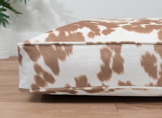 palomino faux cowhide cushion