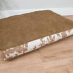 Palomino soft faux leather dog bed cushion