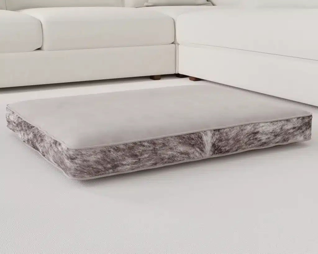 Rectangle Brindle Taupe Prodigy dog bed cushion