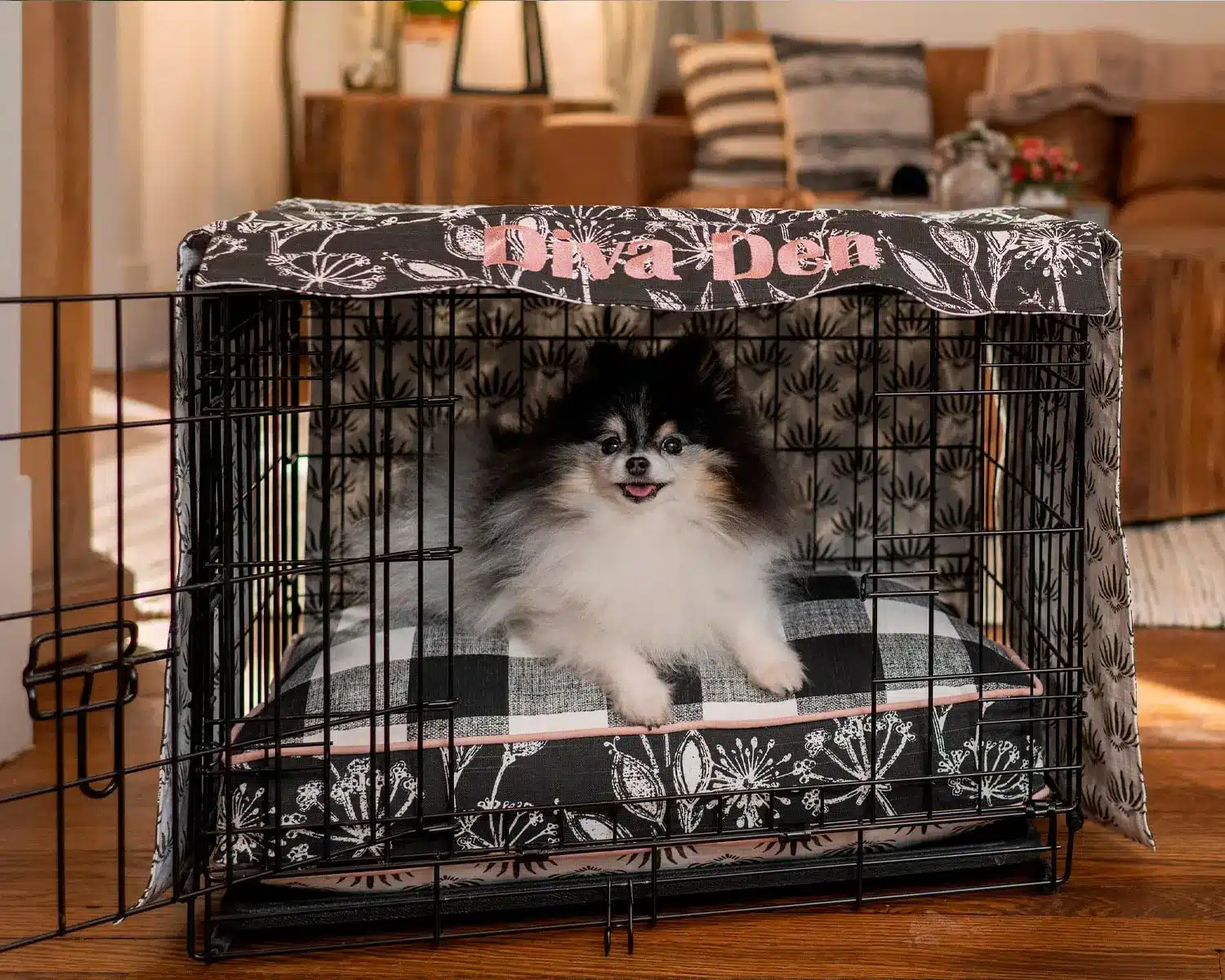 Dog crate cover