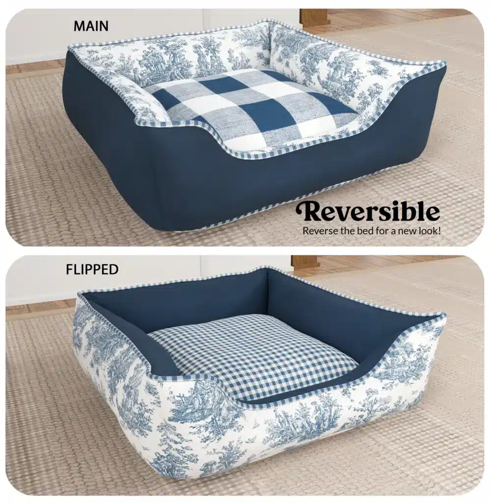 Premier Navy Plaid Reversible