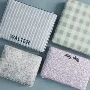 Luxury Personalized Rectangle Custom Dog Bed